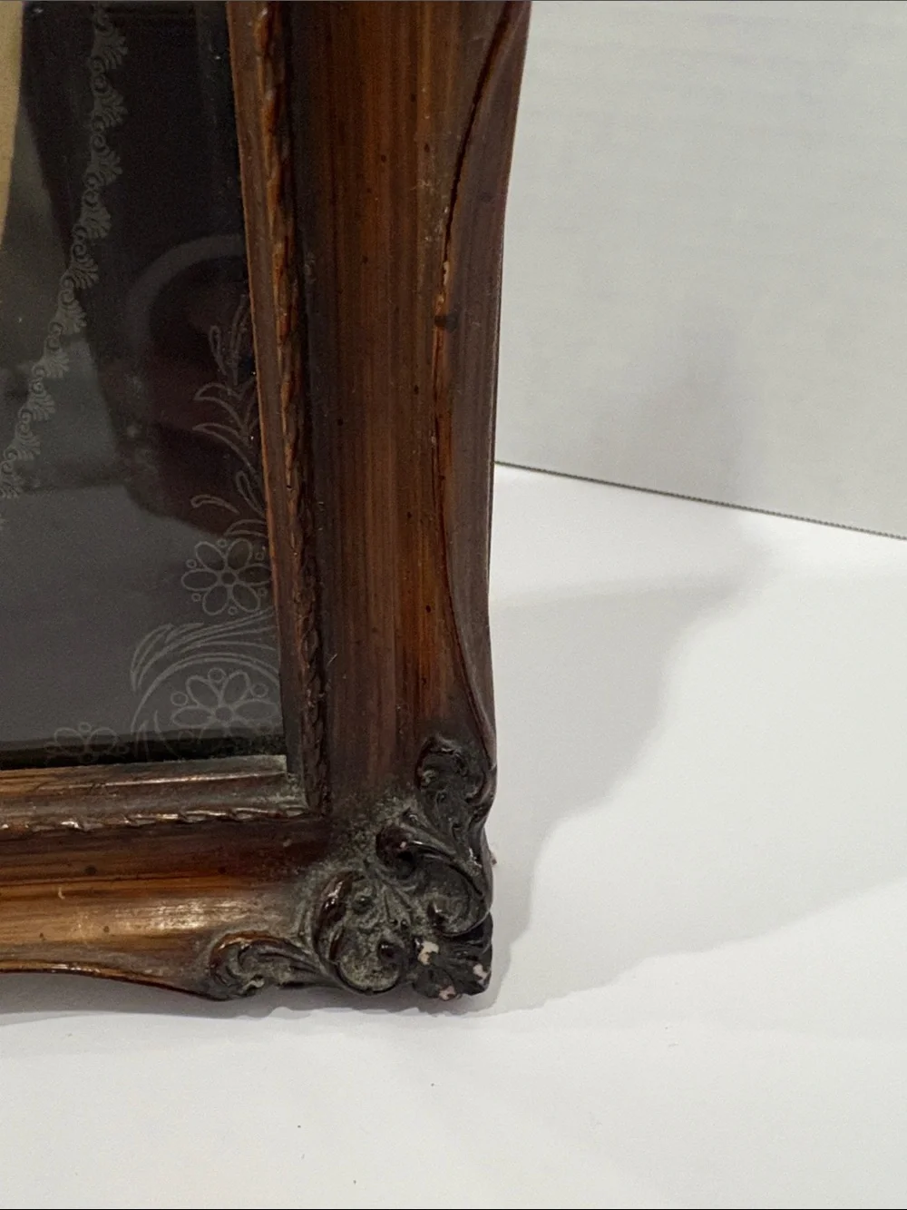 Vintage Baroque Ornate Wood 8x10 Picture Frame
